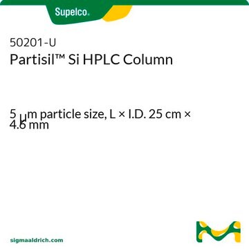 Partisil&#8482; Si HPLC Column 5&#160;&#956;m particle size, L × I.D. 25&#160;cm × 4.6&#160;mm