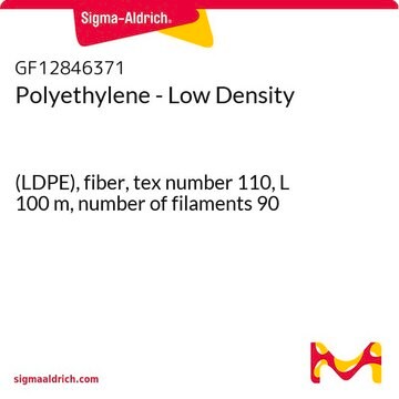 Polyethylene - Low Density (LDPE), fiber, tex number 110, L 100&#160;m, number of filaments 90
