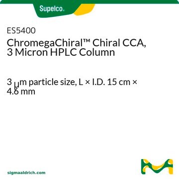 ChromegaChiral&#8482; Chiral CCA, 3 Micron HPLC Column 3&#160;&#956;m particle size, L × I.D. 15&#160;cm × 4.6&#160;mm