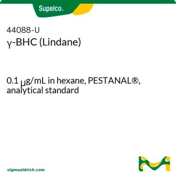 &#947;-BHC (Lindane) 0.1&#160;&#956;g/mL in hexane, PESTANAL&#174;, analytical standard