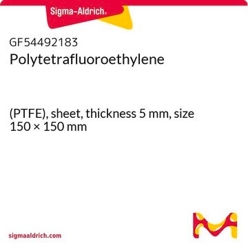 Polytetrafluoroethylene (PTFE), sheet, thickness 5&#160;mm, size 150 × 150&#160;mm