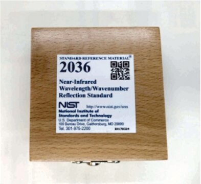 Near infrared wavelength/wavenumber reflection standard NIST&#174; SRM&#174; 2036