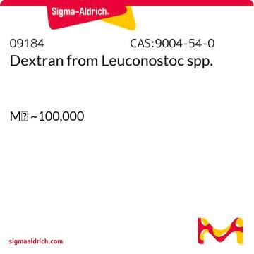 Dextran from Leuconostoc spp. Mr ~100,000