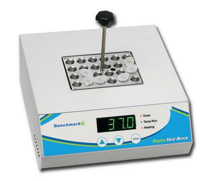 Digital dry bath to hold, one block, AC/DC input 115 V AC, US 3-pin plug