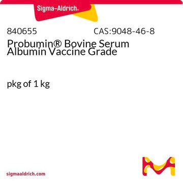 Probumin&#174; Bovine Serum Albumin Vaccine Grade pkg of 1&#160;kg