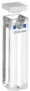 Hellma&#174; fluorescence cuvettes, Micro High Performance Quartz Glass, spectral range 200-2500 nm, pathlength 10x2&#160;mm, chamber volume 700&#160;&#956;L