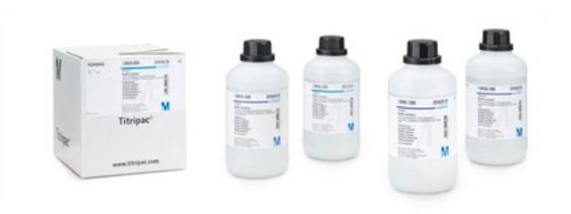 Buffer solution (acetic acid/sodium acetate) traceable to SRM from NIST and PTB pH 4.66 (20&#176;C) Certipur&#174;