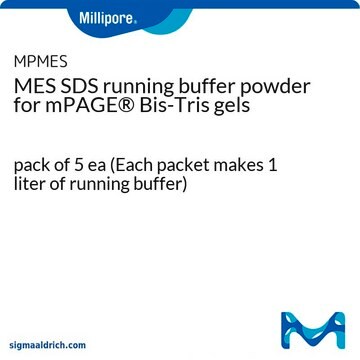 MES SDS running buffer powder for mPAGE&#174; Bis-Tris gels pack of 5&#160;ea (Each packet makes 1 liter of running buffer)