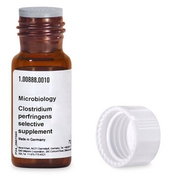 Clostridium perfringens selective supplement For the preparation of TSC Agar, For the enumeration of Clostridium perfringens