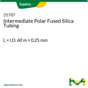 Intermediate Polar Fused Silica Tubing L × I.D. 60&#160;m × 0.25&#160;mm