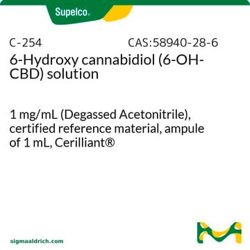 6-Hydroxy cannabidiol (6-OH-CBD) solution 1&#160;mg/mL (Degassed Acetonitrile), certified reference material, ampule of 1&#160;mL, Cerilliant&#174;