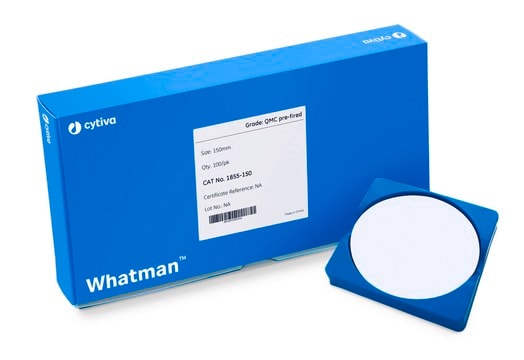 Whatman&#174; QM-C Pre-fired Quartz Filter Paper silica filter, filter L × W 8&#160;in. × 10&#160;in., non-sterile, case of 100&#160;ea