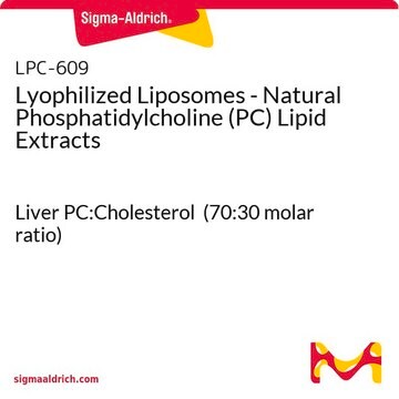 Lyophilized Liposomes - Natural Phosphatidylcholine (PC) Lipid Extracts Liver PC:Cholesterol (70:30 molar ratio)