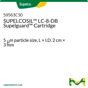 SUPELCOSIL&#8482; LC-8-DB Supelguard Cartridge 5&#160;&#956;m particle size, L × I.D. 2&#160;cm × 3&#160;mm