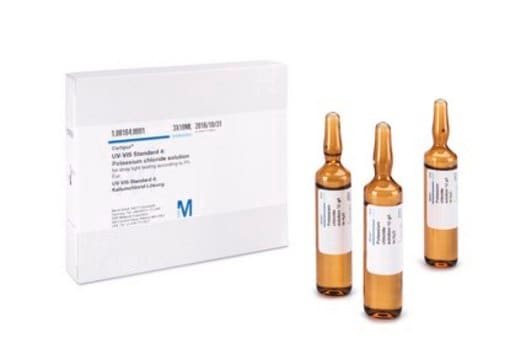 Potassium chloride solution UV-VIS Standard 4, according to Ph. Eur. stray light testing, Certipur&#174;