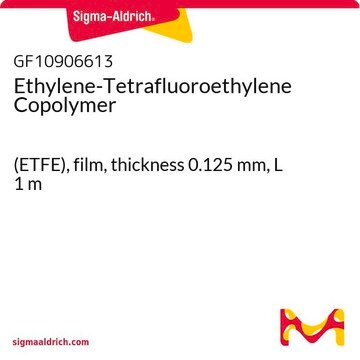 Ethylene-Tetrafluoroethylene Copolymer (ETFE), film, thickness 0.125&#160;mm, L 1&#160;m