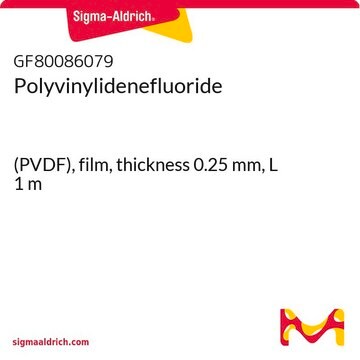 Polyvinylidenefluoride (PVDF), film, thickness 0.25&#160;mm, L 1&#160;m