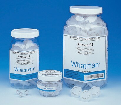 Whatman&#174; Anotop&#174; 25 syringe filters 0.2 &#956;m, 200/pk