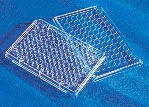 Corning&#174; 96 Well CellBIND&#174; Microplates flat bottom clear, black polystyrene, sterile, lid