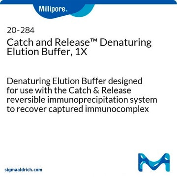 Catch and Release Denaturing Elution Buffer, 1X Denaturing Elution Buffer designed for use with the Catch &amp; Release reversible immunoprecipitation system to recover captured immunocomplex from Catch &amp; Release Spin Columns.