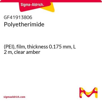 Polyetherimide (PEI), film, thickness 0.175&#160;mm, L 2&#160;m, clear amber