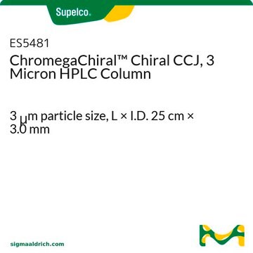 ChromegaChiral&#8482; Chiral CCJ, 3 Micron HPLC Column 3&#160;&#956;m particle size, L × I.D. 25&#160;cm × 3.0&#160;mm