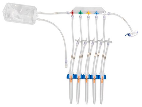 NovaSeptum&#174; SURe Conical Tube Sampling Unit Manifold (5-valve) with AseptiQuik&#174; S connector, sterile; &#947;-irradiated, volume 15&#160;mL