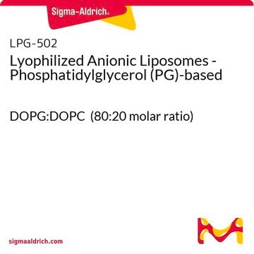 Lyophilized Anionic Liposomes - Phosphatidylglycerol (PG)-based DOPG:DOPC (80:20 molar ratio)