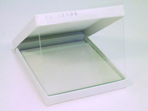 GE glass plates rectangular, L × D 10 cm × 10 cm