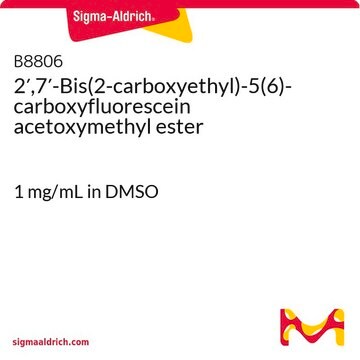 2&#8242;,7&#8242;-Bis(2-carboxyethyl)-5(6)-carboxyfluorescein acetoxymethyl ester 1&#160;mg/mL in DMSO