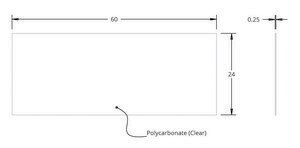 Grace Bio-Labs HybriSlip&#8482; hybridization cover L × W × thickness 24&#160;mm × 60&#160;mm × 0.25&#160;mm, pkg of 100&#160;ea