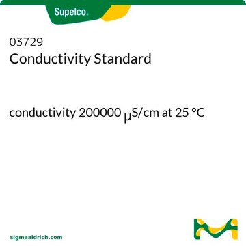 Conductivity Standard conductivity 200000&#160;&#956;S/cm at 25&#160;°C