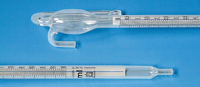 BRAND&#174; spare burette for automatic burette Dr. Schilling size 25 mL, clear