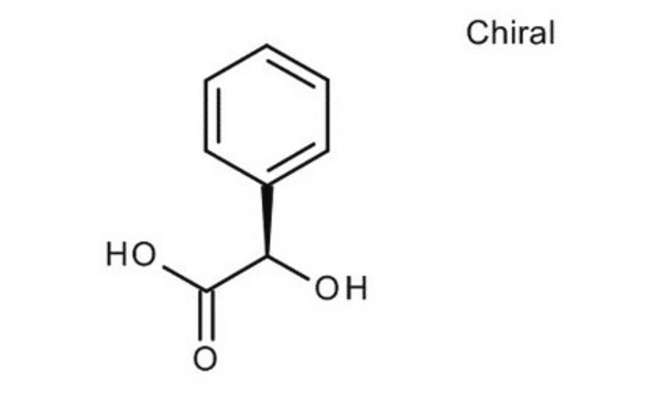 (R)-(-)-Mandelic acid for resolution of racemates for synthesis