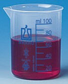 BRAND&#174; PP beaker with spout, low form volume 25&#160;mL