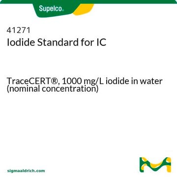 Iodide Standard for IC TraceCERT&#174;, 1000&#160;mg/L iodide in water (nominal concentration)