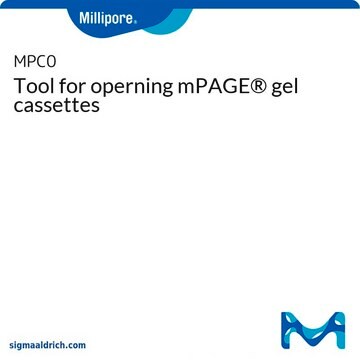 Tool for operning mPAGE&#174; gel cassettes