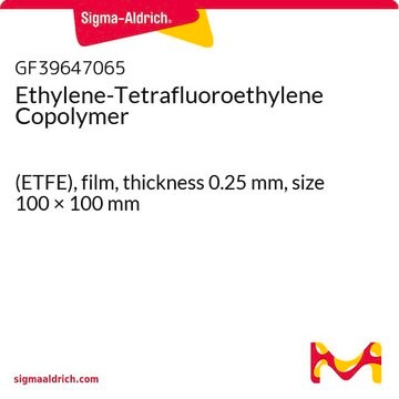 Ethylene-Tetrafluoroethylene Copolymer (ETFE), film, thickness 0.25&#160;mm, size 100 × 100&#160;mm