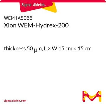 Xion WEM-Hydrex-200 thickness 50&#160;&#956;m, L × W 15&#160;cm × 15&#160;cm