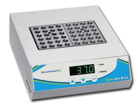 Digital dry bath to hold, two blocks, AC/DC input 230 V AC, UK plug