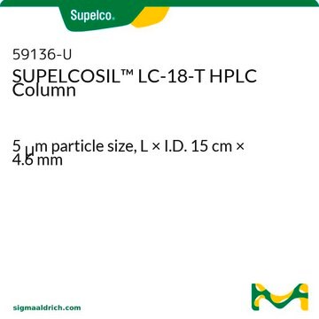 SUPELCOSIL&#8482; LC-18-T HPLC Column 5&#160;&#956;m particle size, L × I.D. 15&#160;cm × 4.6&#160;mm