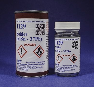 Solder NIST&#174; SRM&#174; 1129, 63Sn - 37Pb