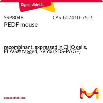 PEDF mouse recombinant, expressed in CHO cells, FLAG&#174; tagged, &gt;95% (SDS-PAGE)