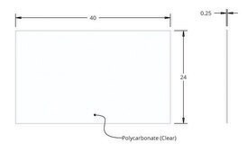 Grace Bio-Labs HybriSlip&#8482; hybridization cover L × W × thickness 24&#160;mm × 40&#160;mm × 0.25&#160;mm, pkg of 1000&#160;ea