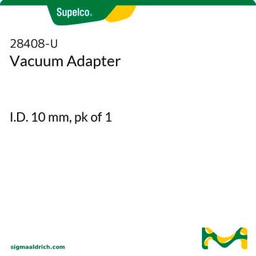 Vacuum Adapter I.D. 10&#160;mm, pk of 1