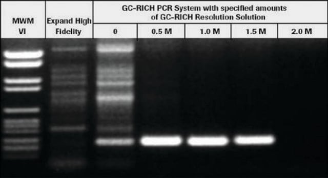 GC-RICH PCR System, dNTPack suitable for PCR, hotstart: no, Difficult Templates/Specialty Enzymes PCR