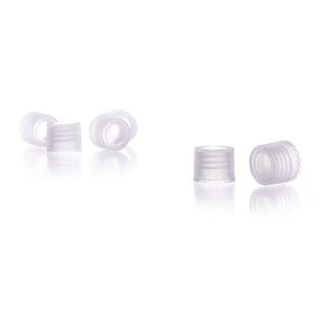 Kimble&#174; Closed Top Linerless Polypropylene Screw Thread Cap 15-415, white screw cap