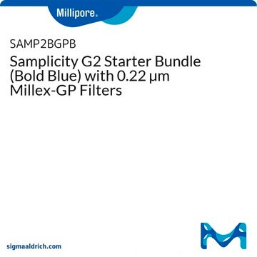 Samplicity G2 Starter Bundle (Bold Blue) with 0.22 µm Millex-GP Filters