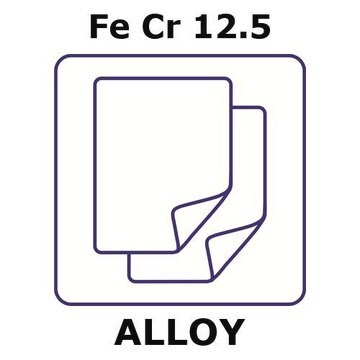 Stainless Steel - AISI 410 alloy, FeCr12.5 foil, 200 x 200mm, 0.5mm thickness