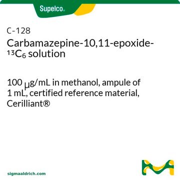 Carbamazepine-10,11-epoxide-13C6 solution 100&#160;&#956;g/mL in methanol, ampule of 1&#160;mL, certified reference material, Cerilliant&#174;